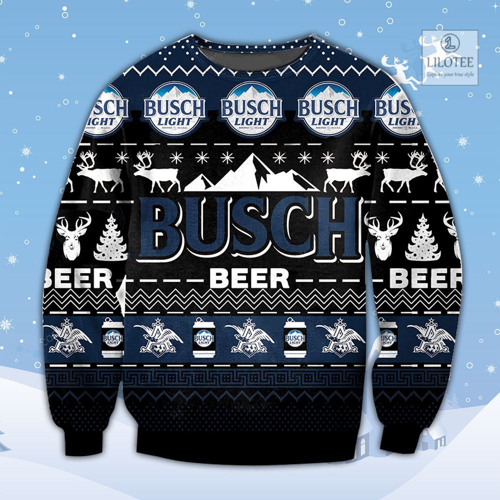 BEST Busch Beer Black 3D sweater, sweatshirt 3