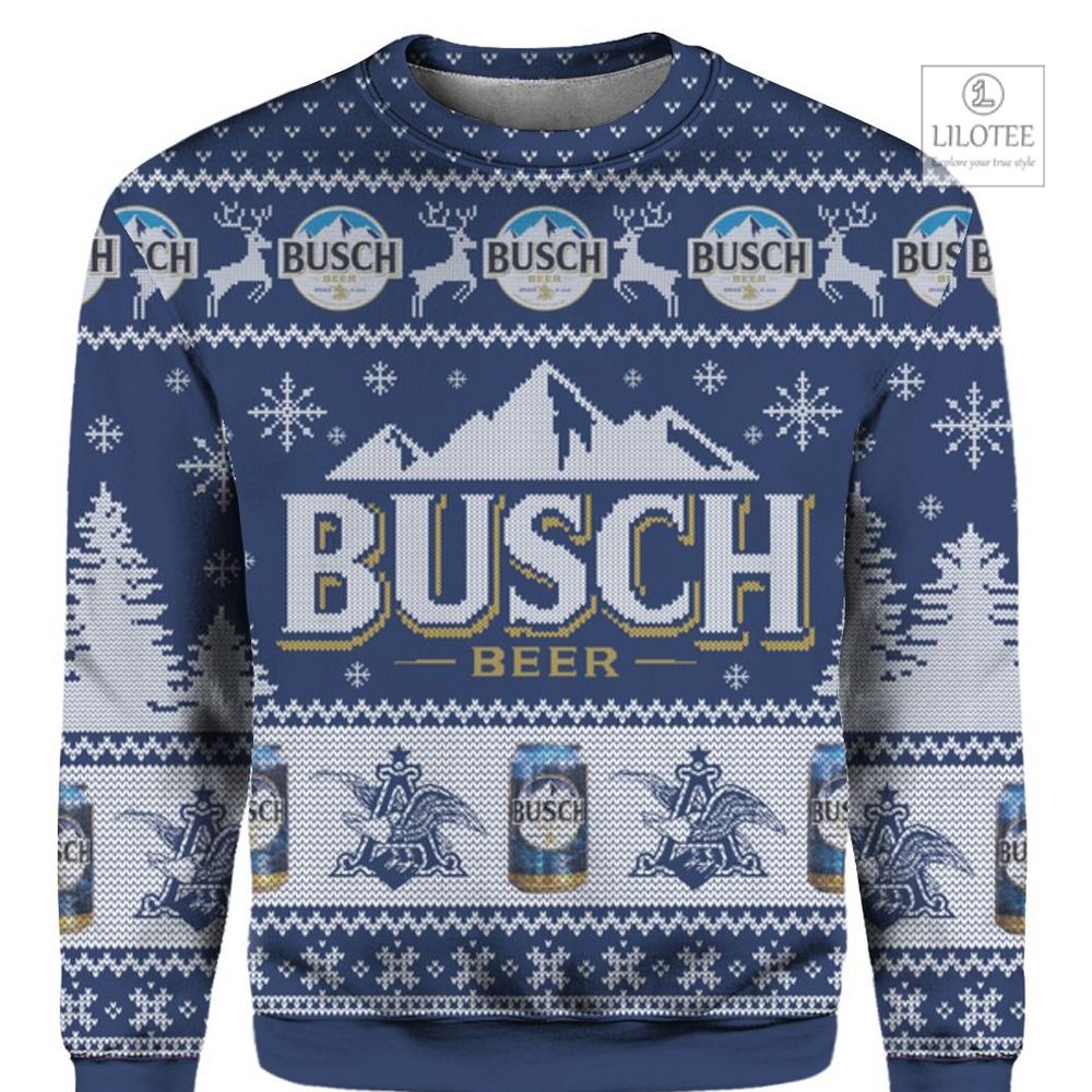 BEST Busch Beer Navy 3D sweater, sweatshirt 2