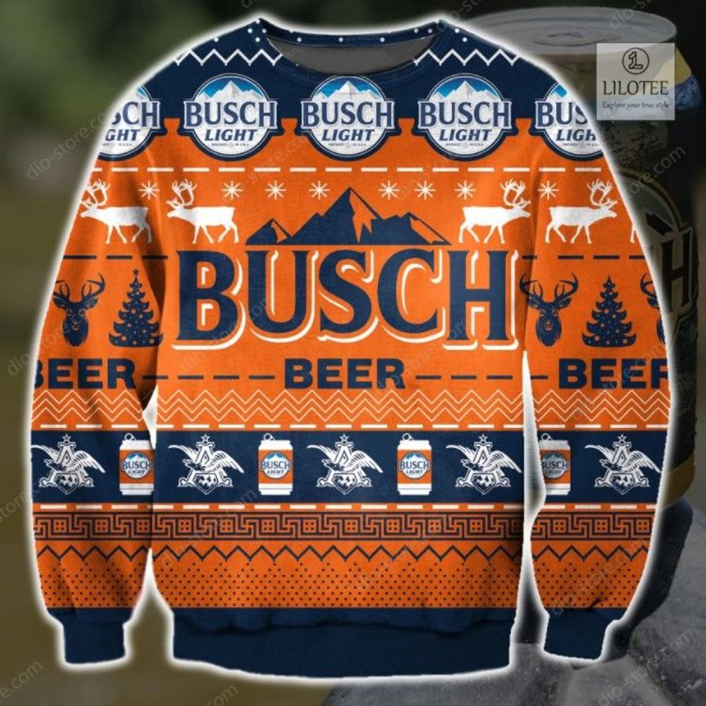 BEST Busch Beer Orange 3D sweater, sweatshirt 2