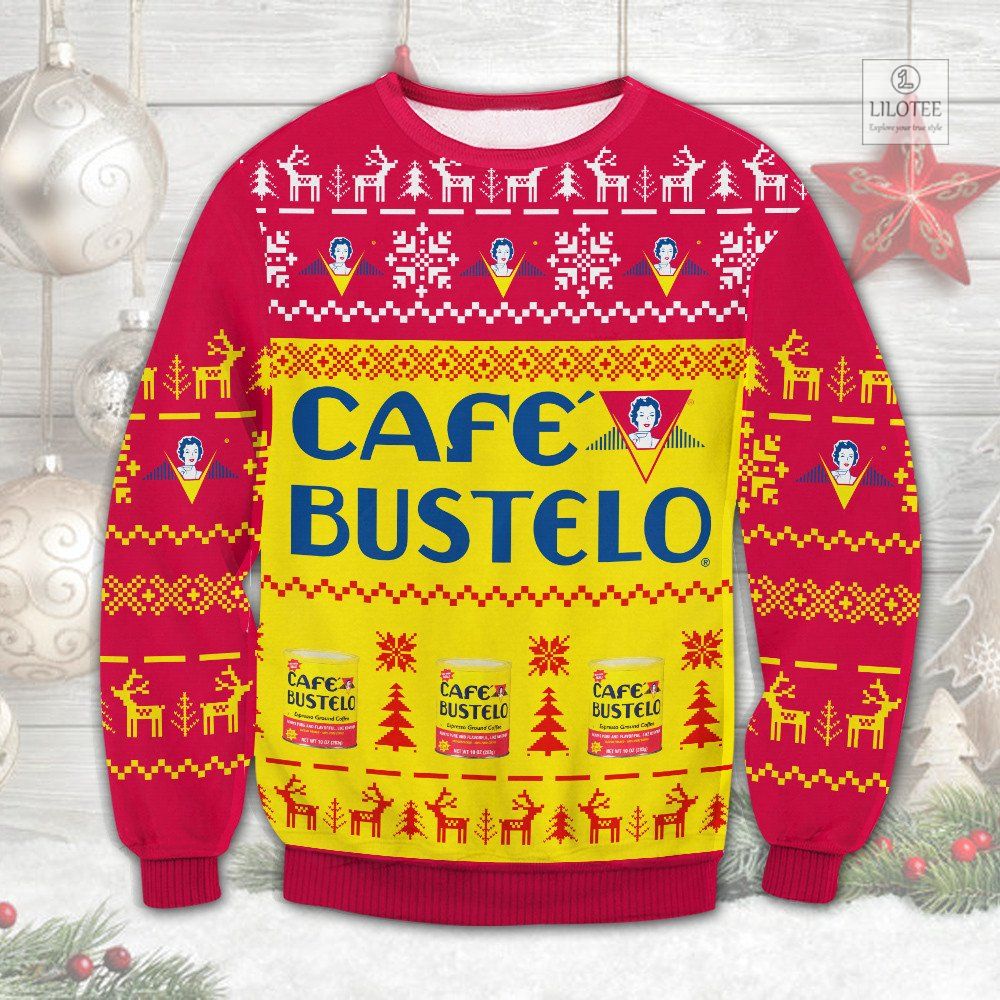 BEST Cafe Bustelo Christmas Sweater and Sweatshirt 3
