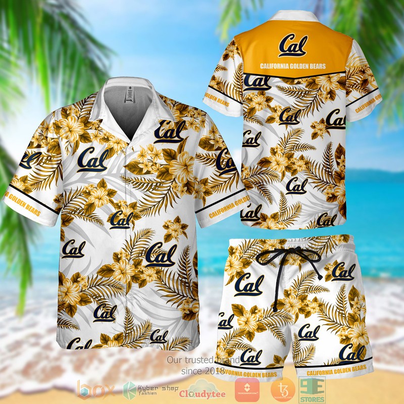 HOT California Golden Bears Hawaiian Shirt and Short 4