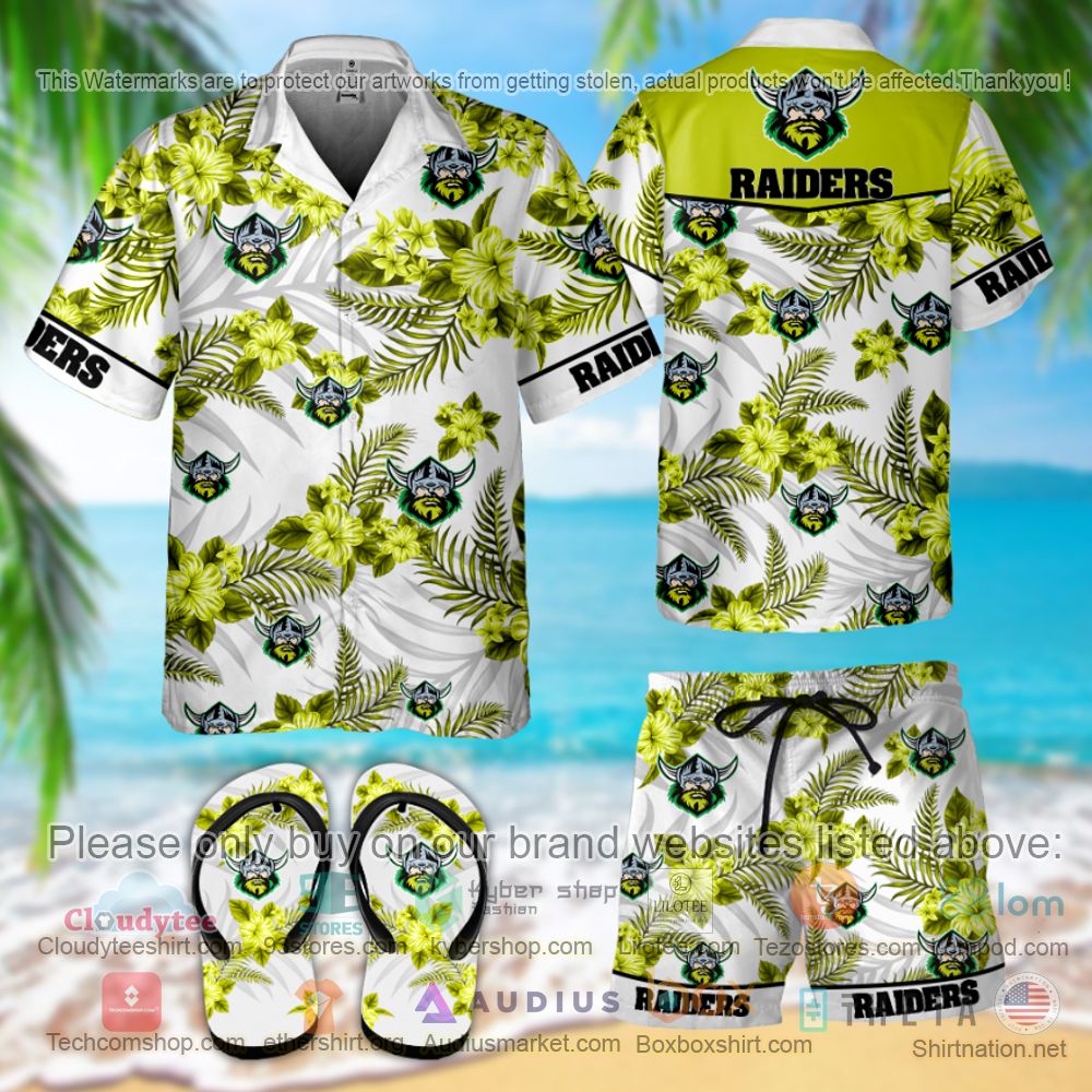 BEST Canberra Raiders Hawaiian Shirt, Short 2