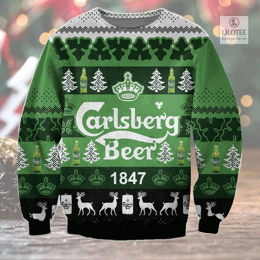 BEST Carlsberg beer 1847 3D sweater, sweatshirt 2