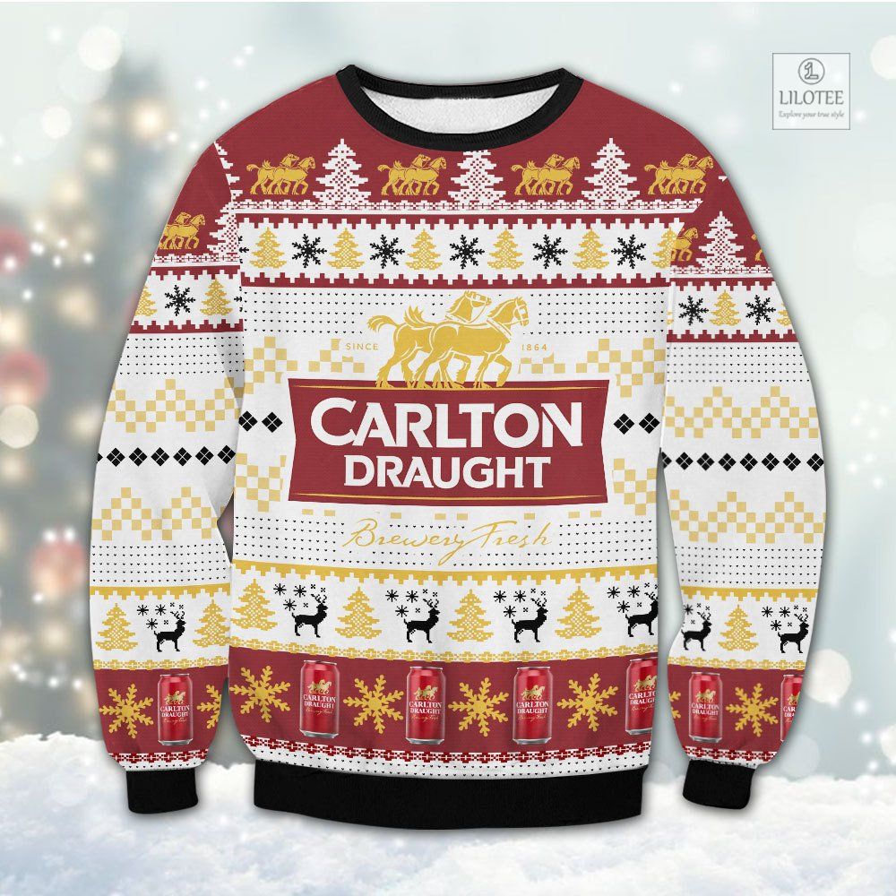BEST Carlton Draught Christmas Sweater and Sweatshirt 2
