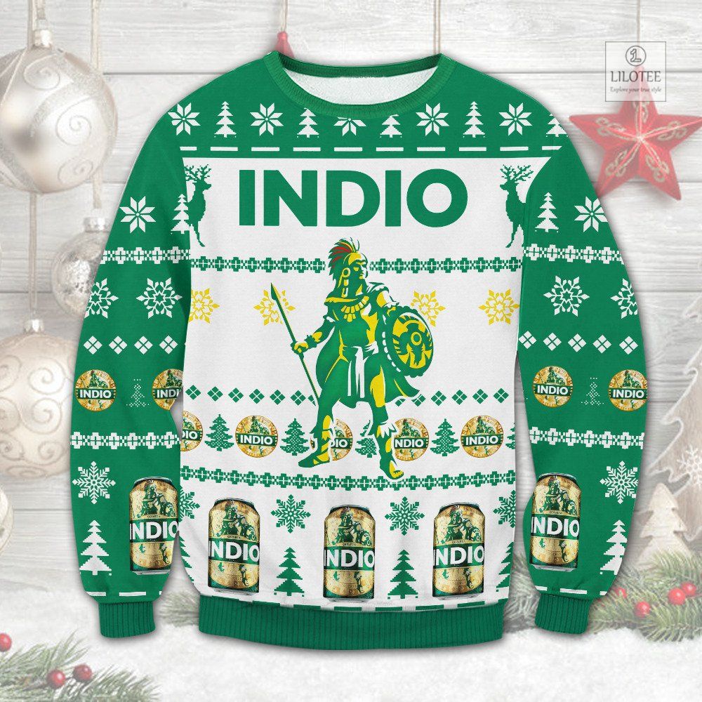 BEST Cerveza Indio Bier Christmas Sweater and Sweatshirt 3