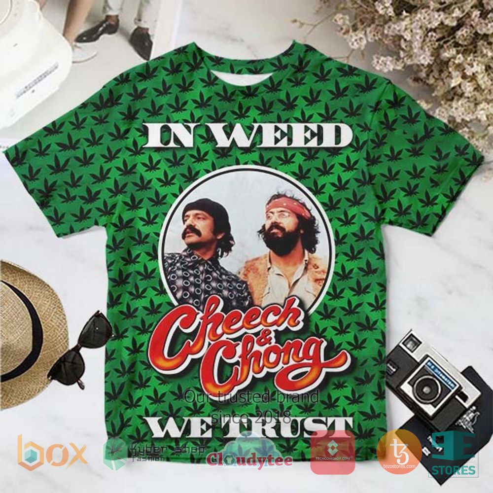 BEST Cheech and Chong In Weed 3D T-Shirt 8