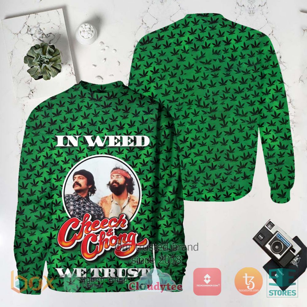 BEST Cheech and Chong In Weed 3D T-Shirt 11