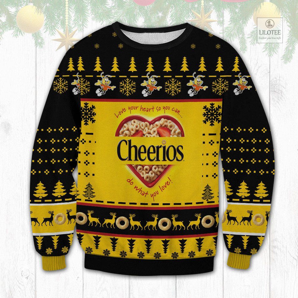BEST Cheerios Christmas Sweater and Sweatshirt 3