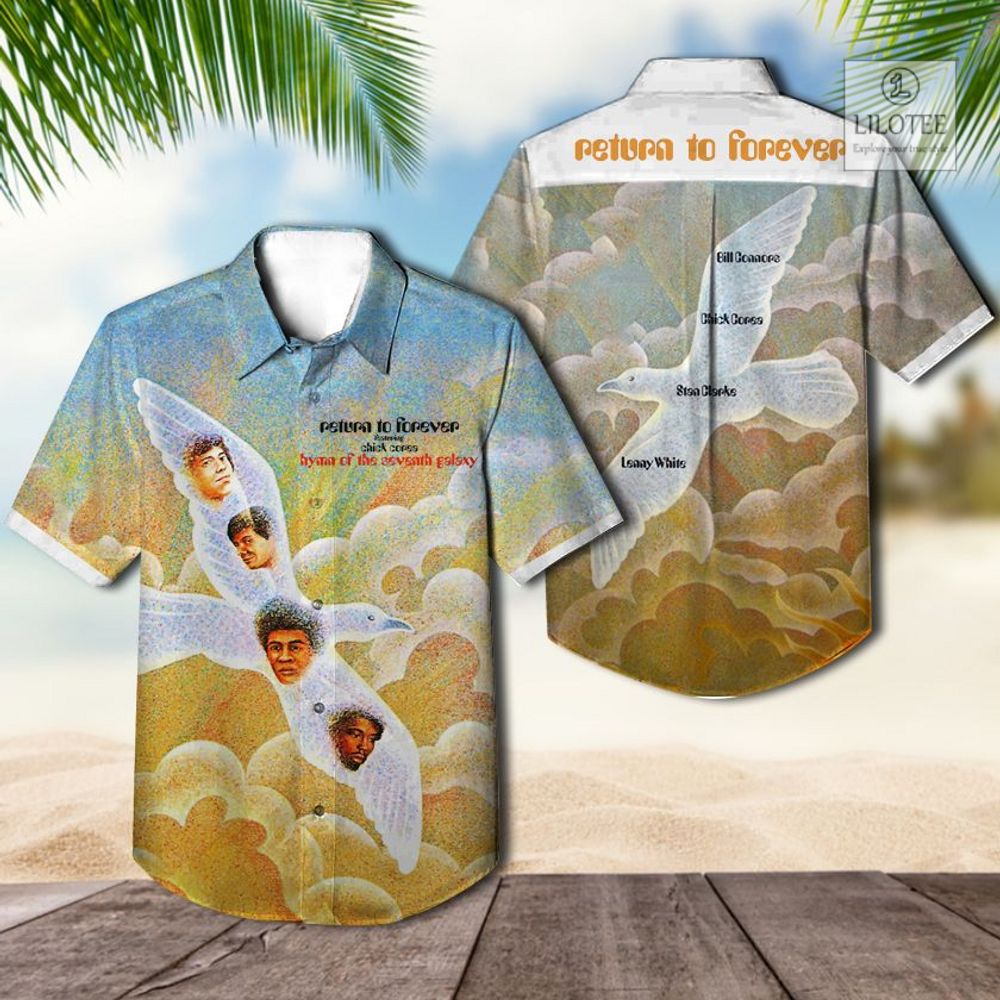 BEST Chick Corea Hymn of the Seventh Galaxy Casual Hawaiian Shirt 3