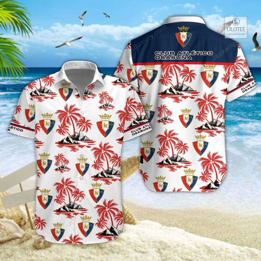 BEST Club Atletico Osasuna Hawaiian Shirt, Shorts 5