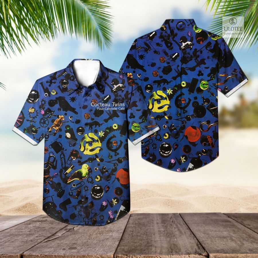 BEST Cocteau Twins Four Calendar Cafe Hawaiian Shirt 3