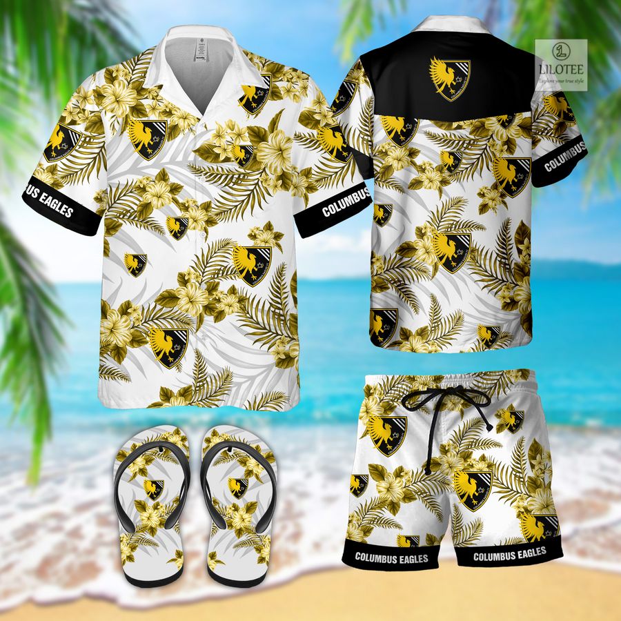 BEST Columbus Eagles Hawaiian Shirt, Short 3
