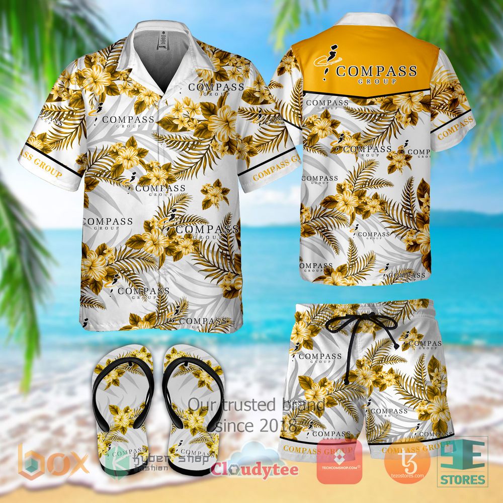 BEST Compass Group Hawaiian Shirt, Shorts 1
