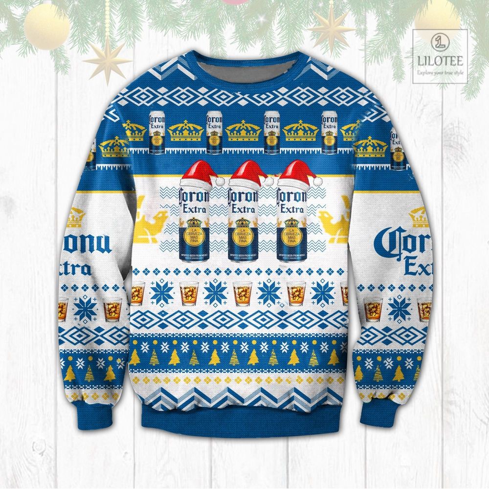 BEST Corona Extra Christmas 3D sweater, sweatshirt 2