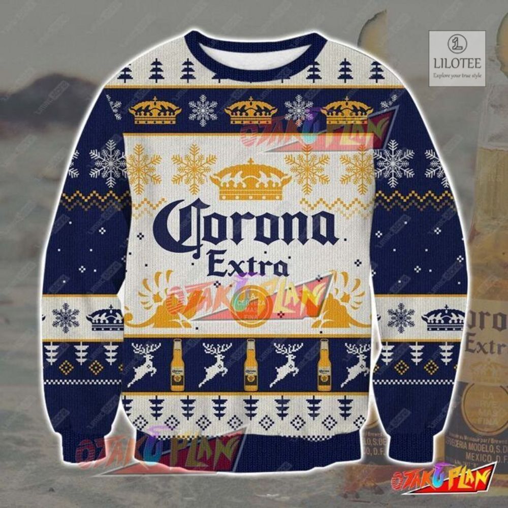 BEST Corona Extra Navy 3D sweater, sweatshirt 3