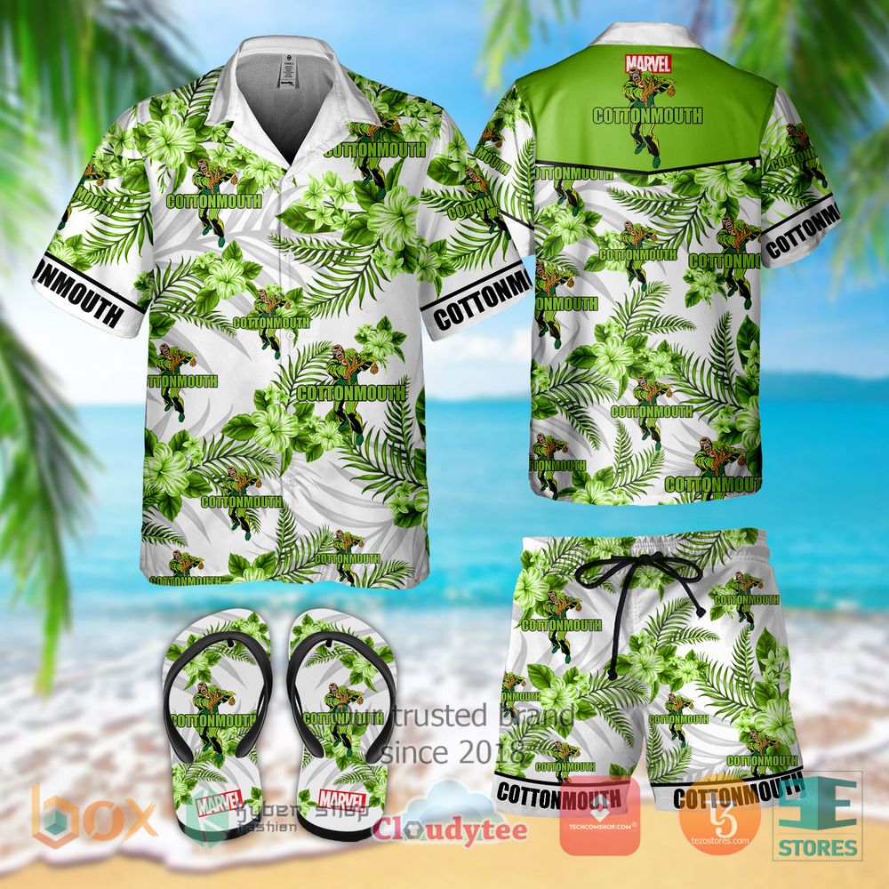 HOT Cottonmouth Cornell Stokes Hawaiian Shirt, Shorts 2