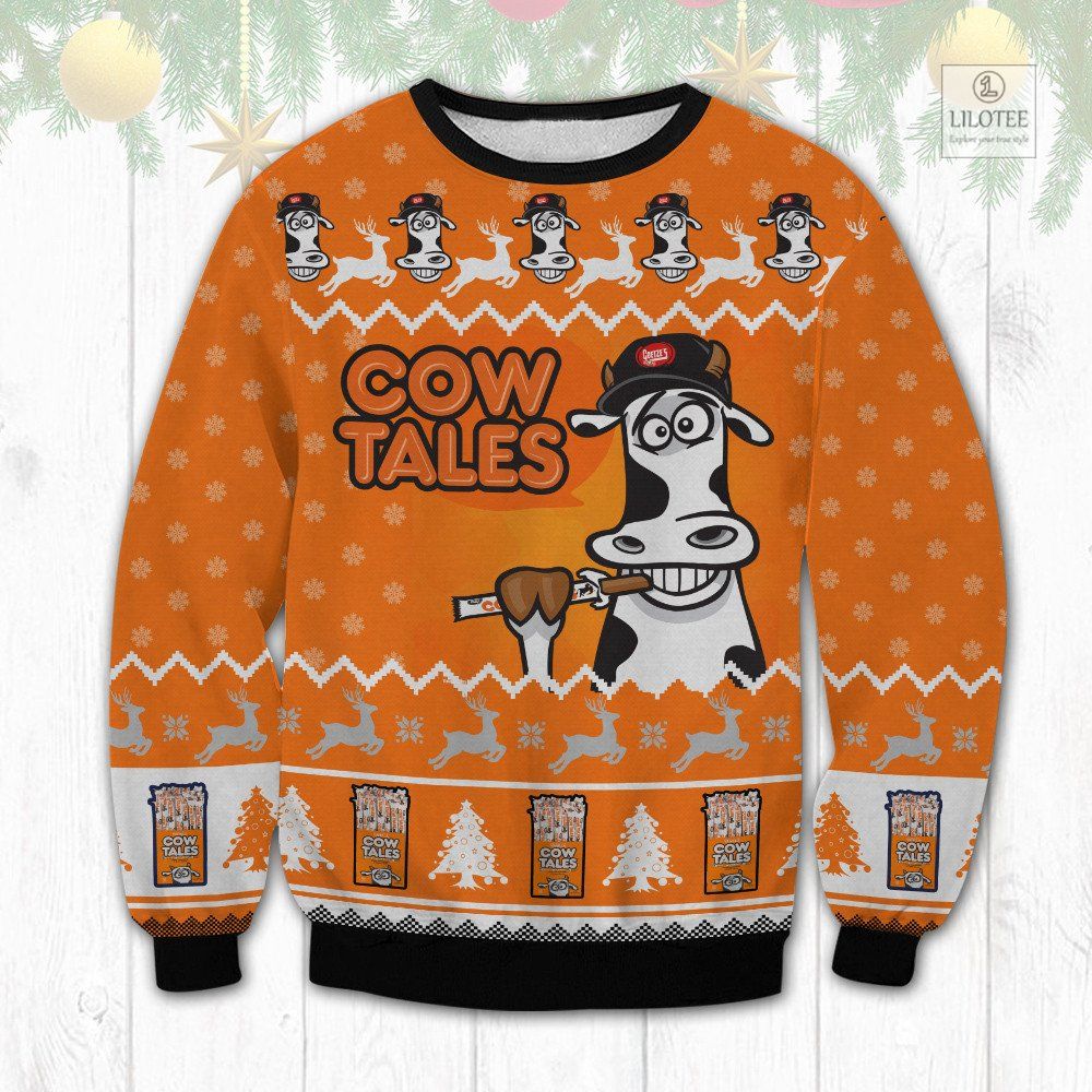 BEST Cow Tales Christmas Sweater and Sweatshirt 2