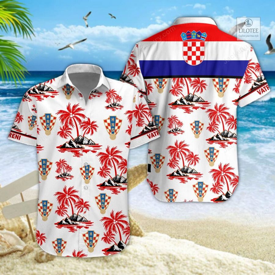 BEST Croatia national football team Hawaiian Shirt, Shorts 4