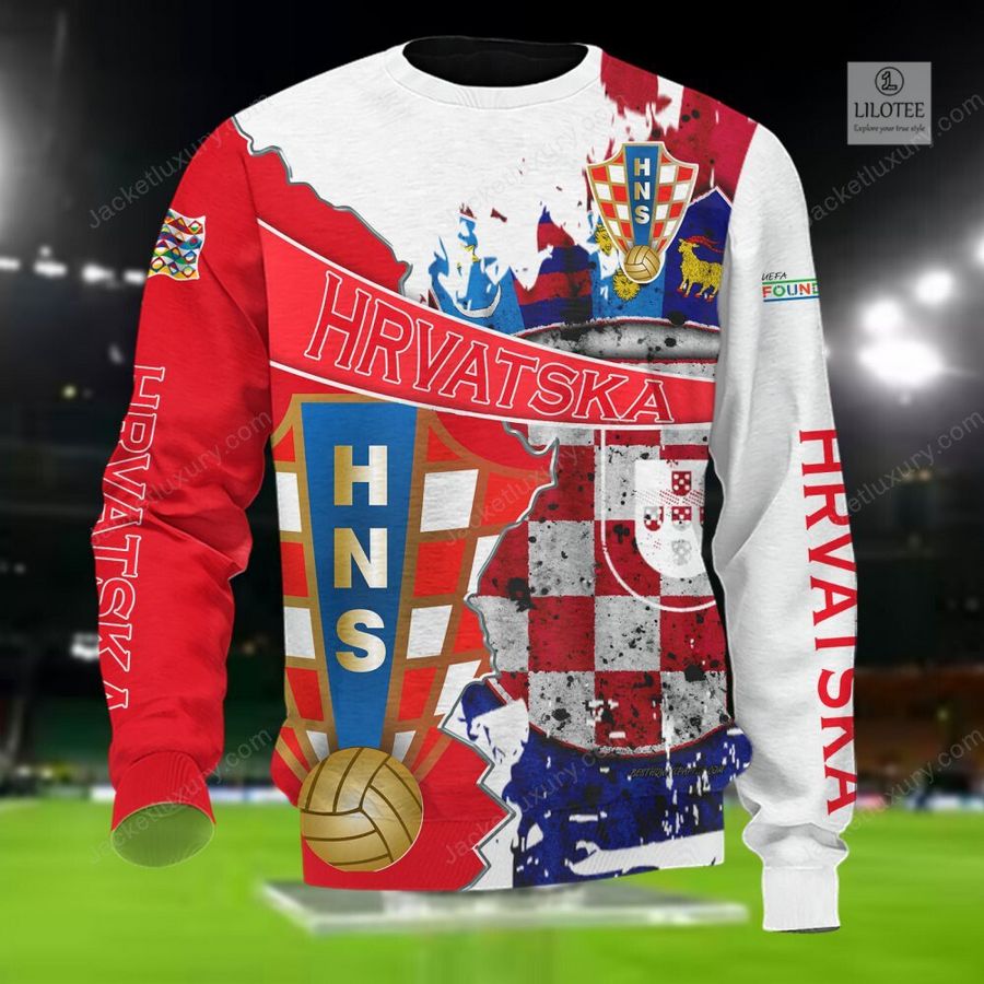 Croatia national football team Red 3D Hoodie, Shirt 15