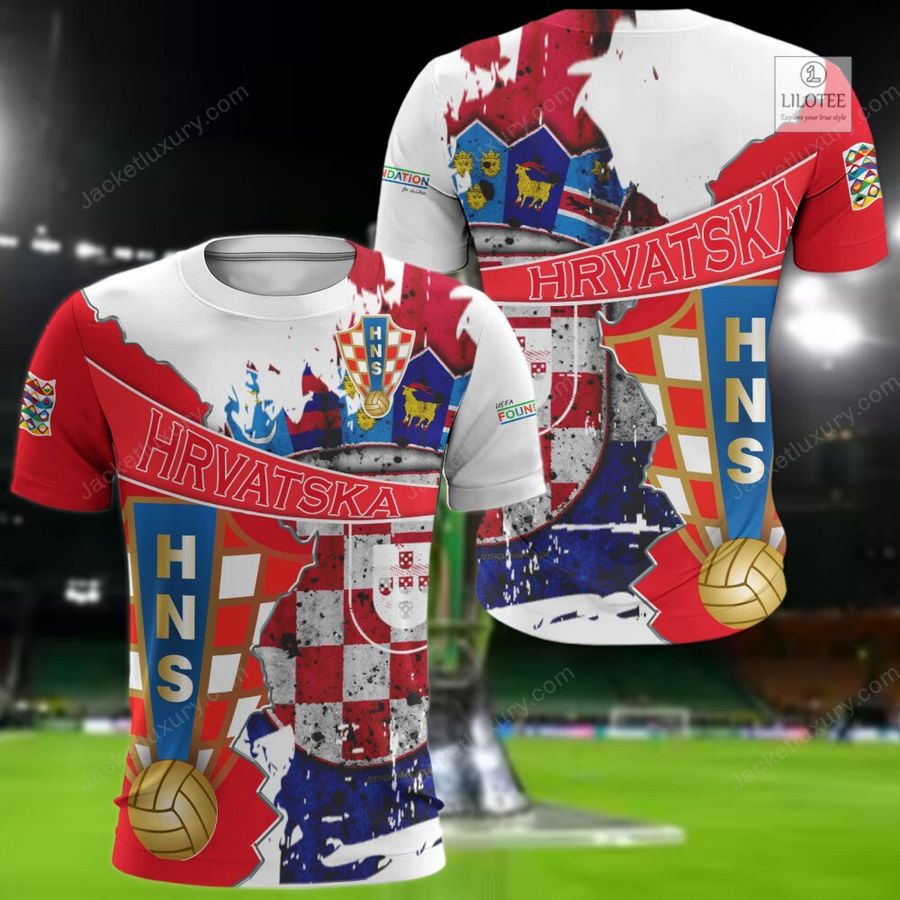Croatia national football team Red 3D Hoodie, Shirt 18