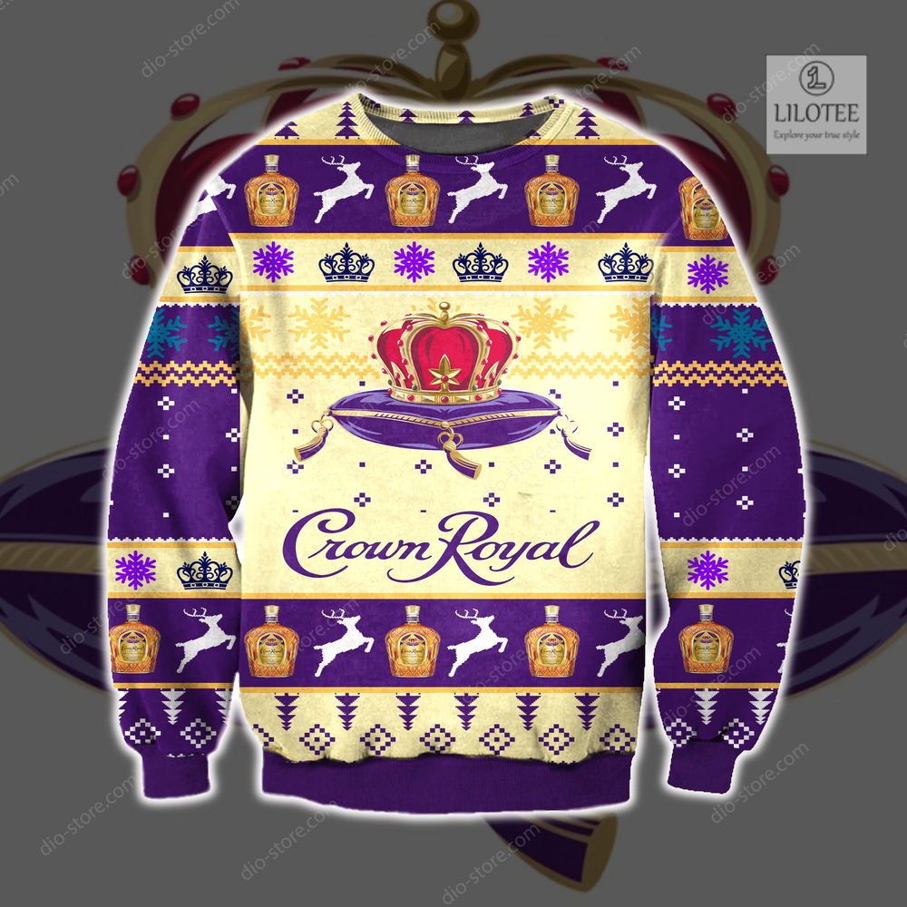 BEST Crown Royal Purple 3D sweater, sweatshirt 3