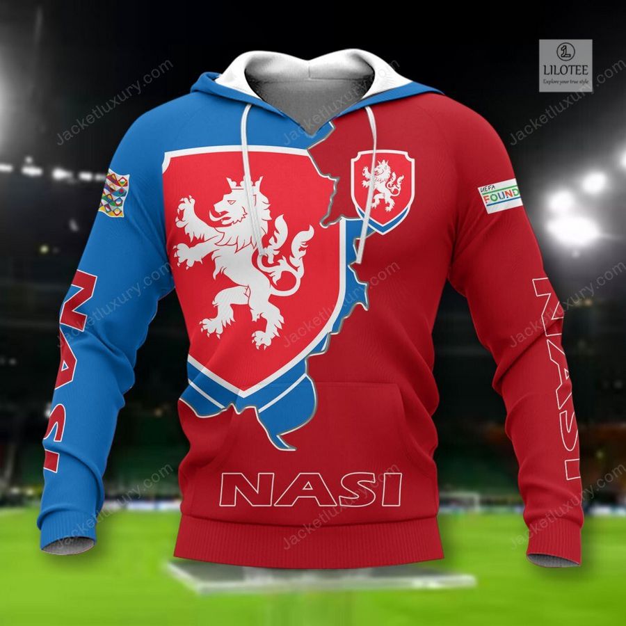 Czech Republic Nasi national football team 3D Hoodie, Shirt 12