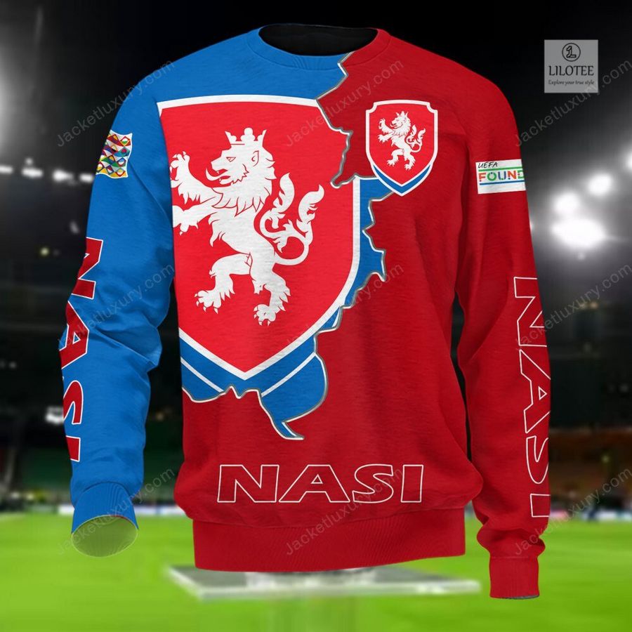 Czech Republic Nasi national football team 3D Hoodie, Shirt 5