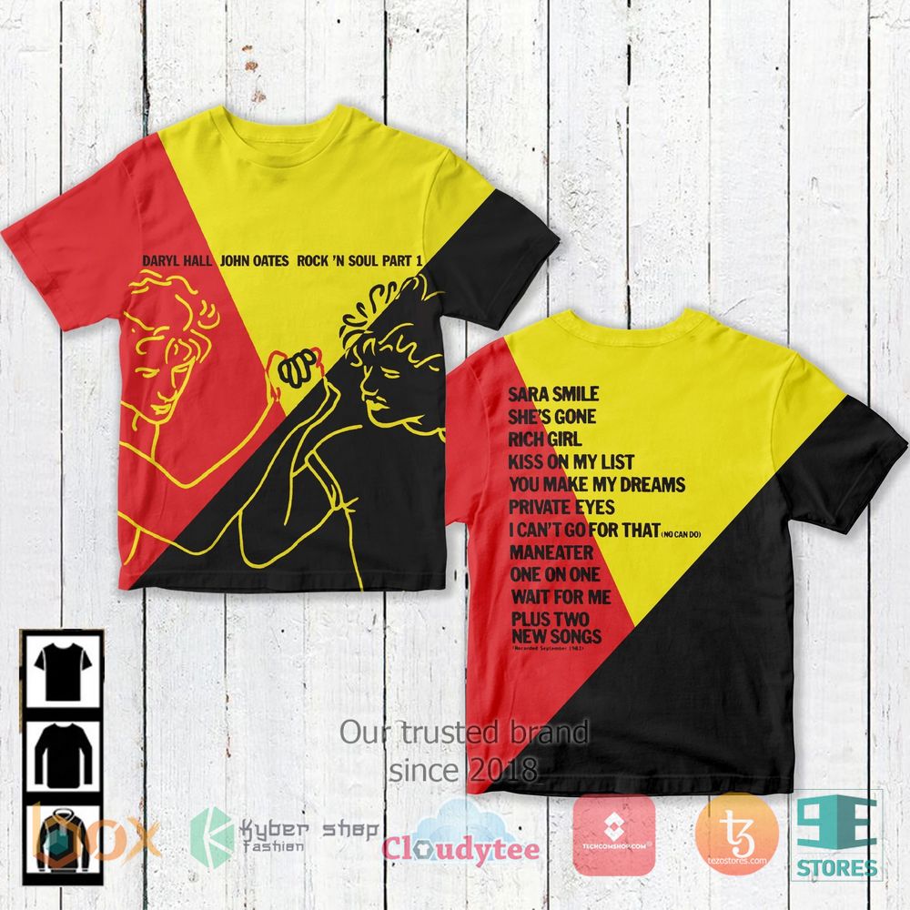 HOT Daryl Hall & John Oates Rock 'N Soul T-Shirt 3