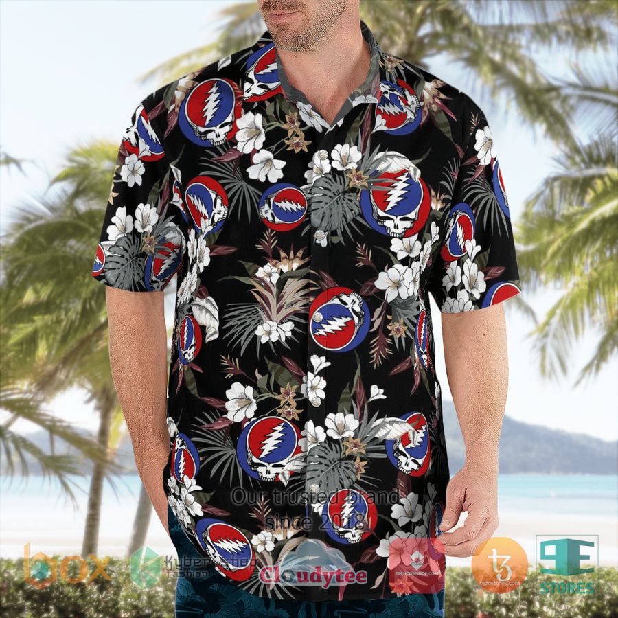 HOT Deadhead Tropical Hawaiian Shirt 4 HOT Deadhead Tropical Hawaiian Shirt - Image 4