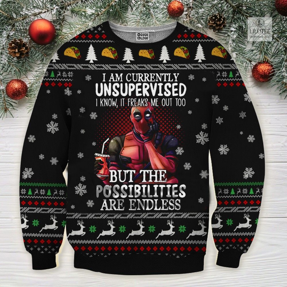 BEST Deadpool I Am Currently Unsupervised Sweater and Sweatshirt 3