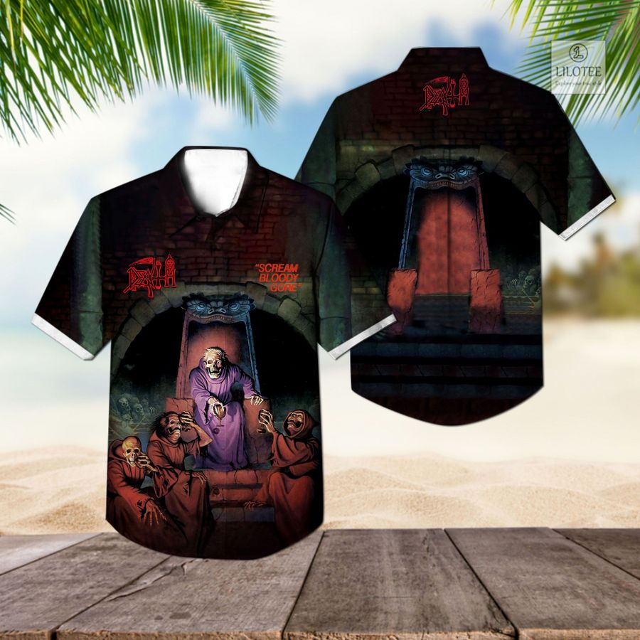BEST Death Scream Bloody Gore Hawaiian Shirt 3