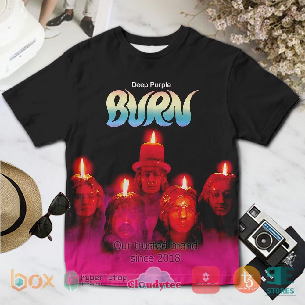BEST Deep Purple Burn 3D Shirt 3