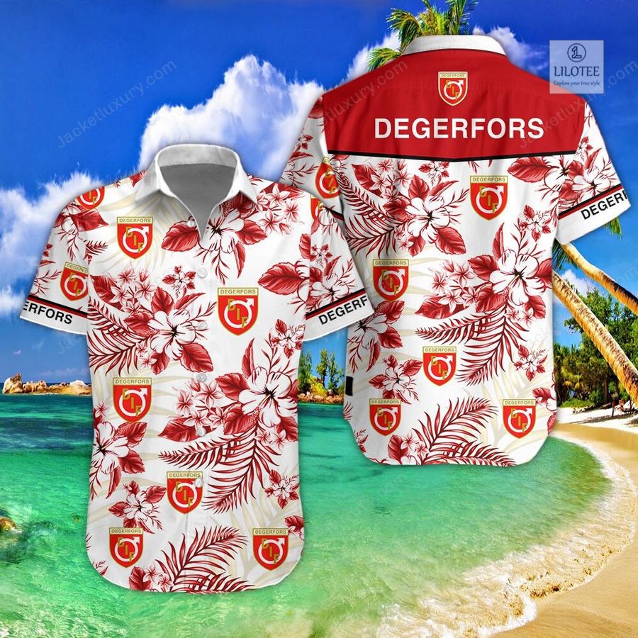 BEST Degerfors IF Hibiscus Hawaiian shirt, short 5