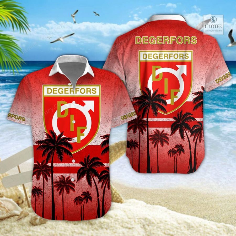 BEST Degerfors IF Red Hawaiian shirt, short 4