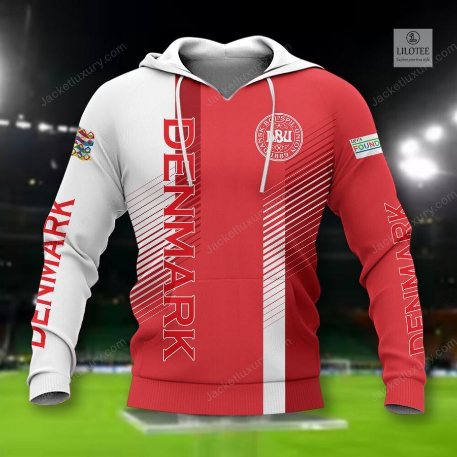 Denmark national football team 3D Hoodie, Shirt 2