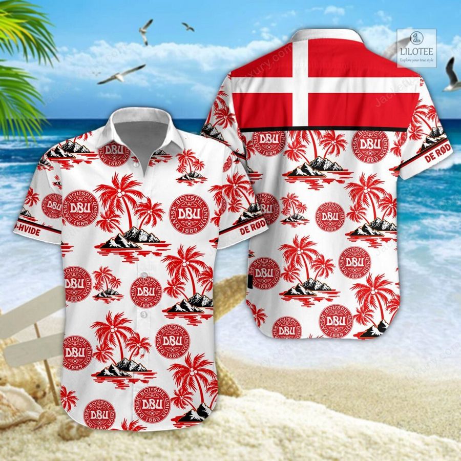 BEST Denmark national football team Hawaiian Shirt, Shorts 4