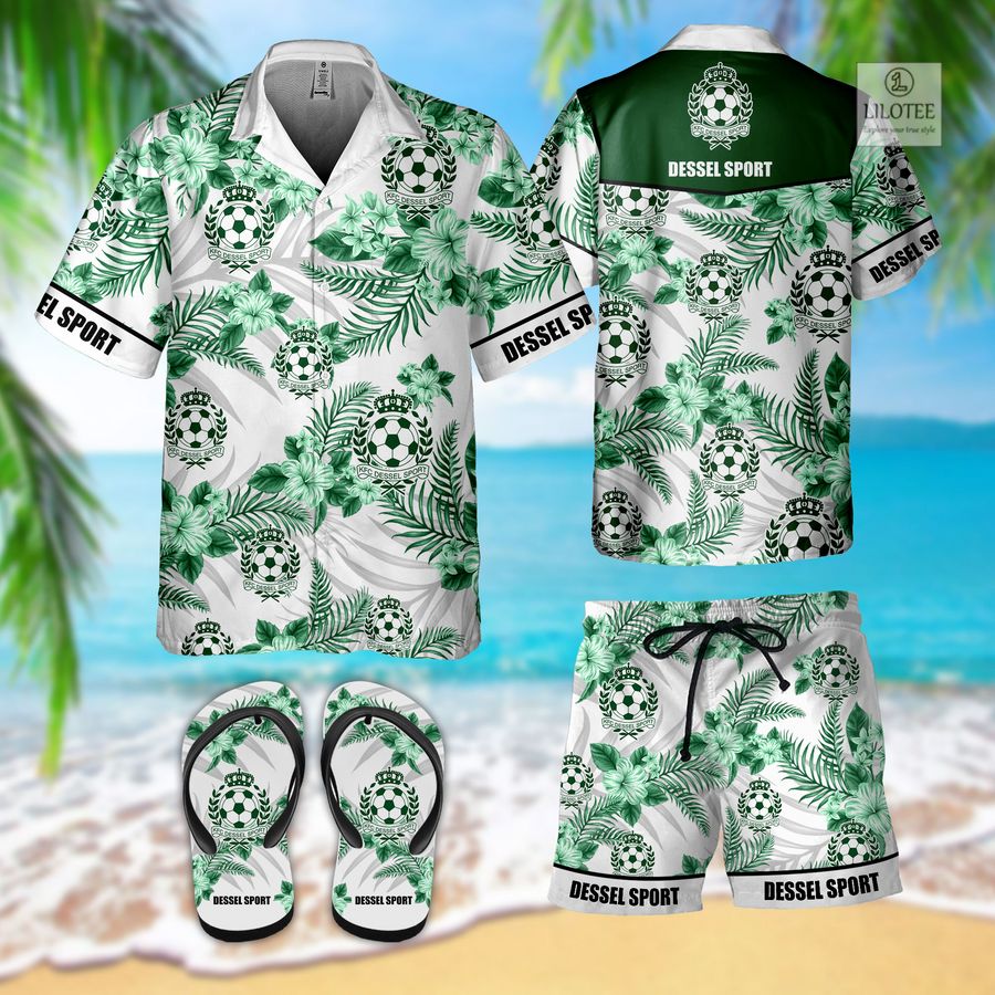 BEST Dessel Sport Hawaiian Shirt and Flip Flop