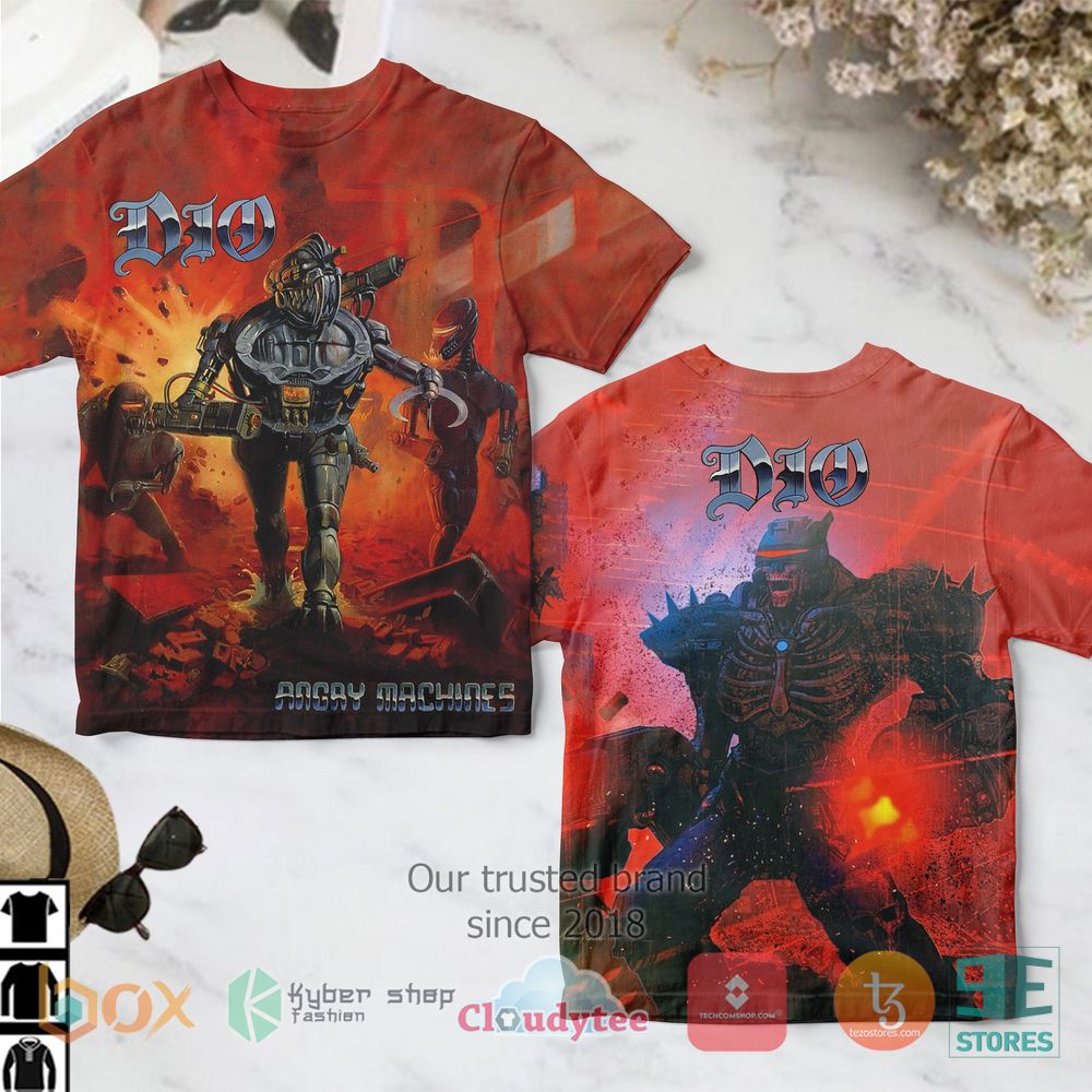 BEST Dio Angry Machines 3D Shirt 6