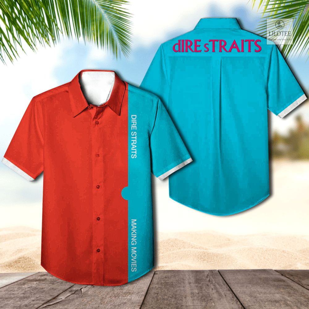 BEST Dire Straits Making Movies Casual Hawaiian Shirt 3
