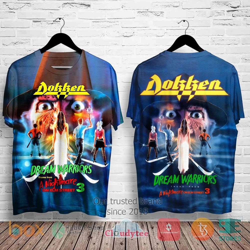 HOT Dokken Dream Warriors Album 3D Shirt 2