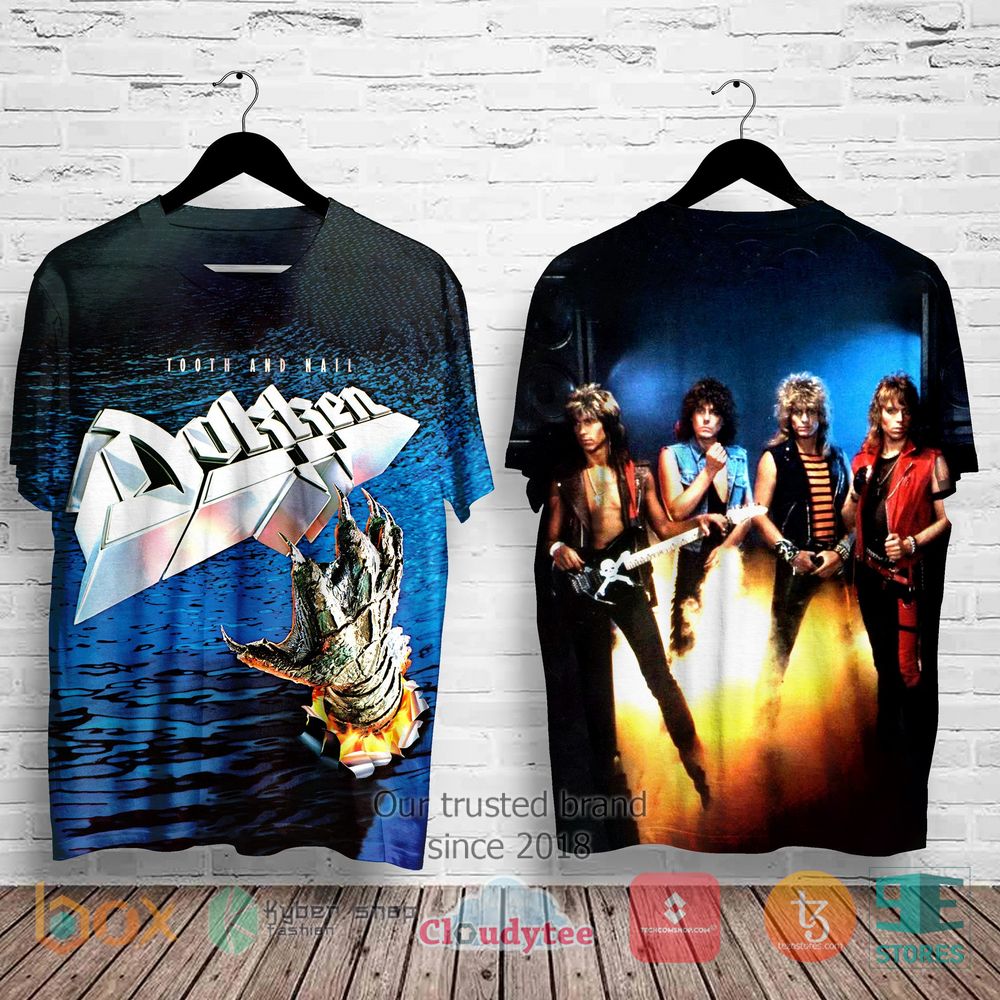 HOT Dokken Tooth and Nail Album 3D Shirt 2