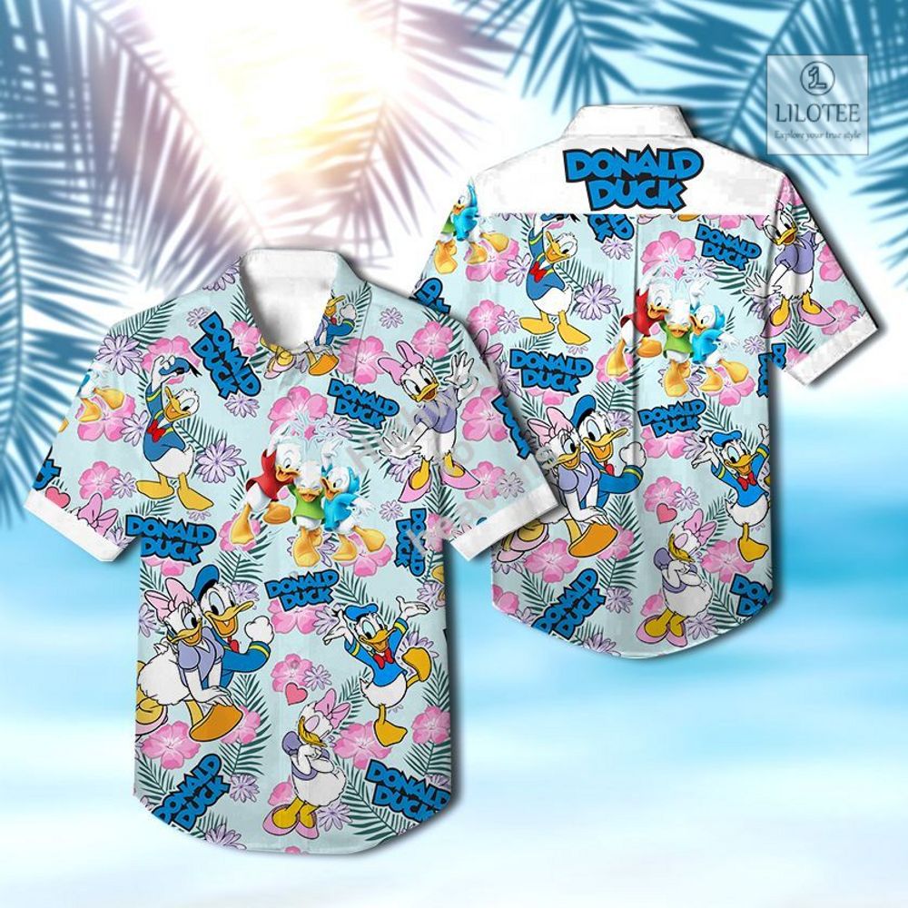 BEST Donald Duck Let's Play Casual Hawaiian Shirt 2