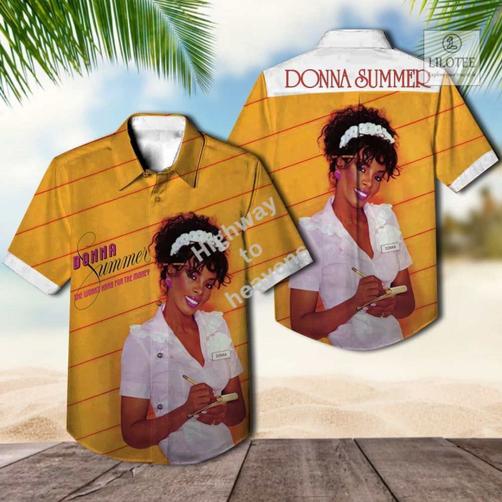 BEST Donna Summer She Works Hard for the Money Casual Hawaiian Shirt 2