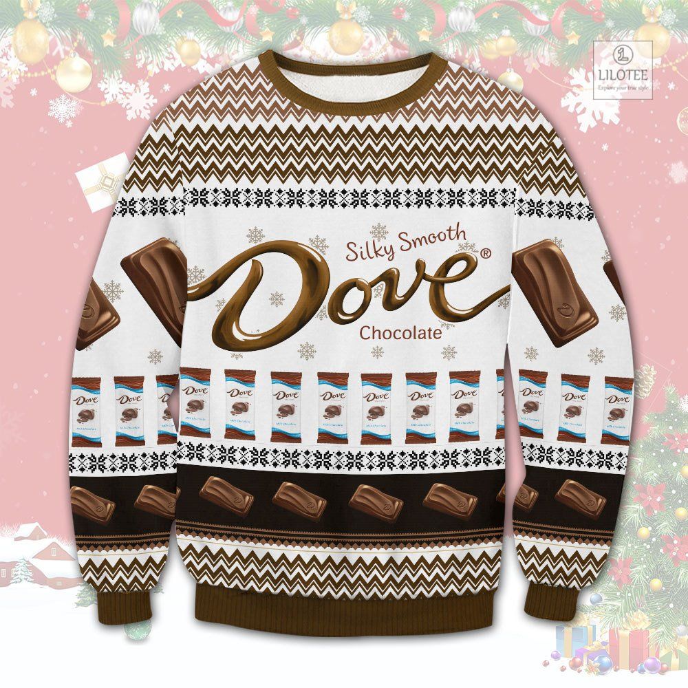 BEST Dove Silky Smooth Chocolate Christmas Sweater and Sweatshirt 2
