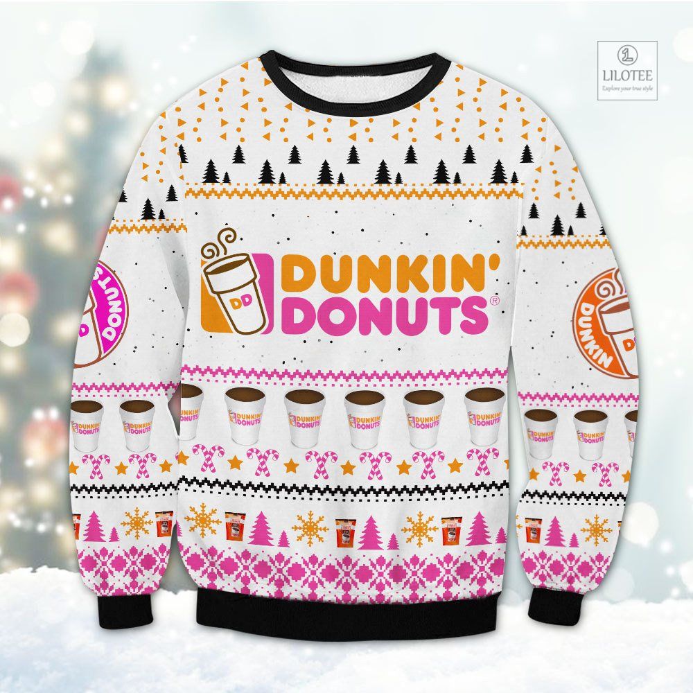 BEST Dunkin' Donuts Christmas Sweater and Sweatshirt 3