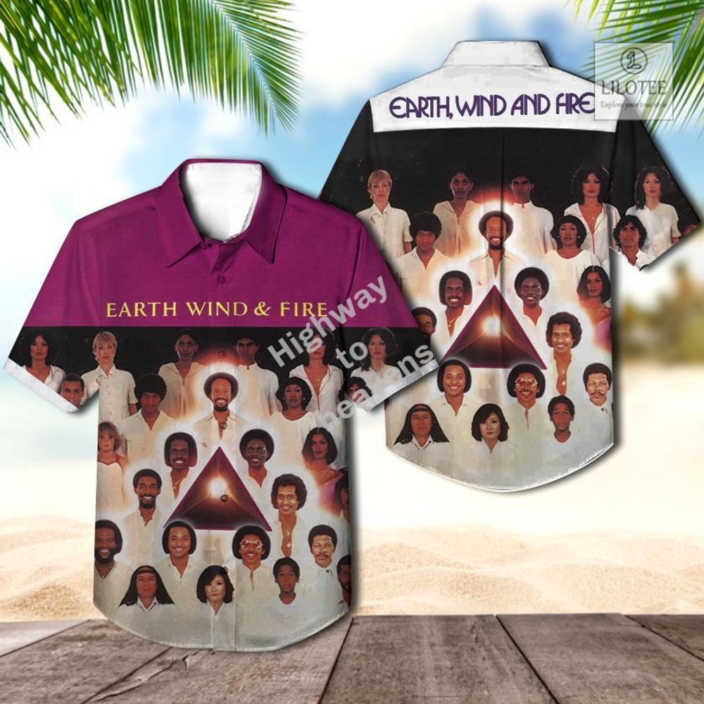 BEST Earth, Wind & Fire Faces Casual Hawaiian Shirt 2