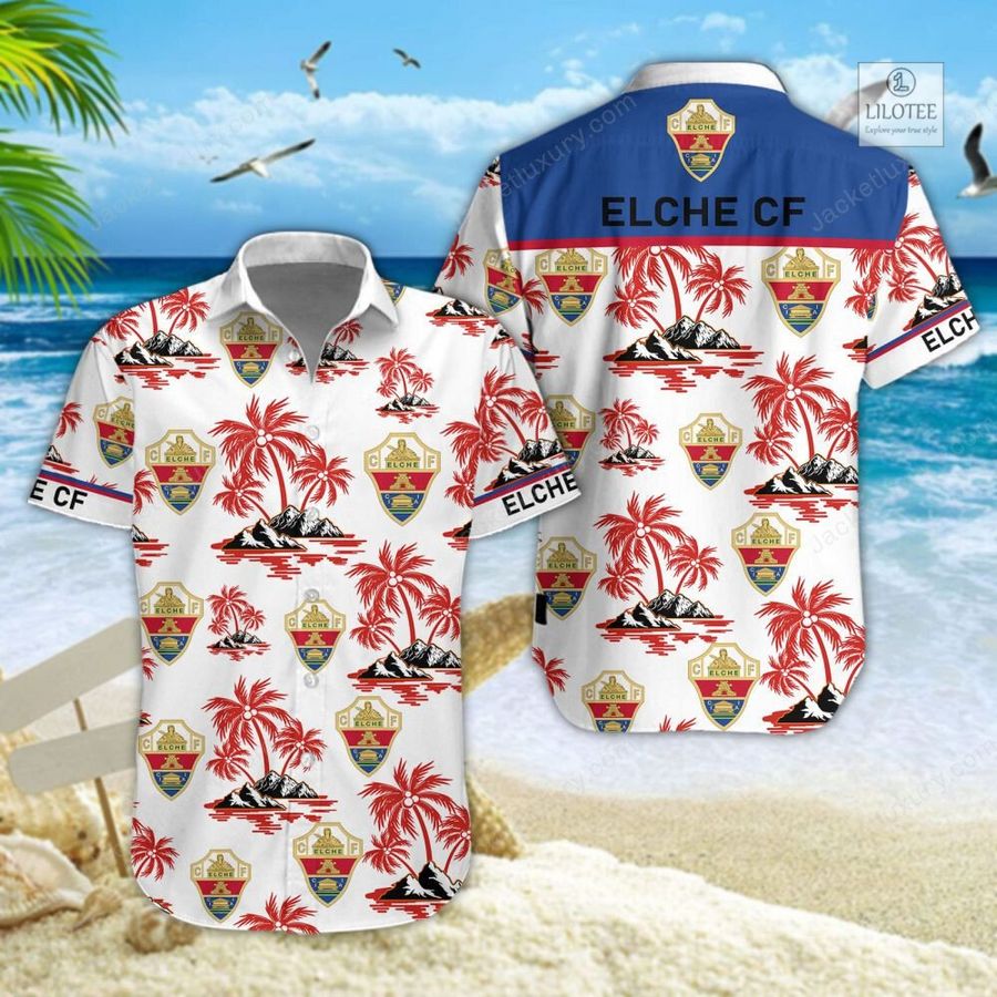 BEST Elche CF Hawaiian Shirt, Shorts 5