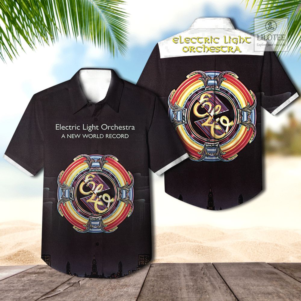 BEST Electric Light Orchestra A New World Record Casual Hawaiian Shirt 2