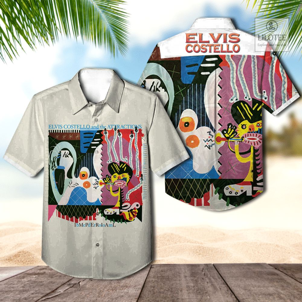 BEST Elvis Costello Imperial Bedroom Casual Hawaiian Shirt 2