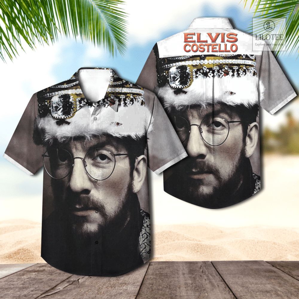 BEST Elvis Costello King Of America Casual Hawaiian Shirt 2
